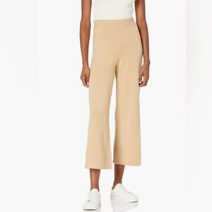 The Drop / Pull On Cropped Sweater Pants / Bernadette / Curd & Whey / Med / NWT